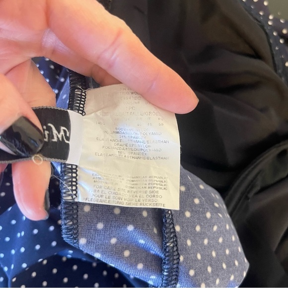 Miraclesuit Vintage Style Halter Polka Dot Swimsuit - Picture 4 of 7